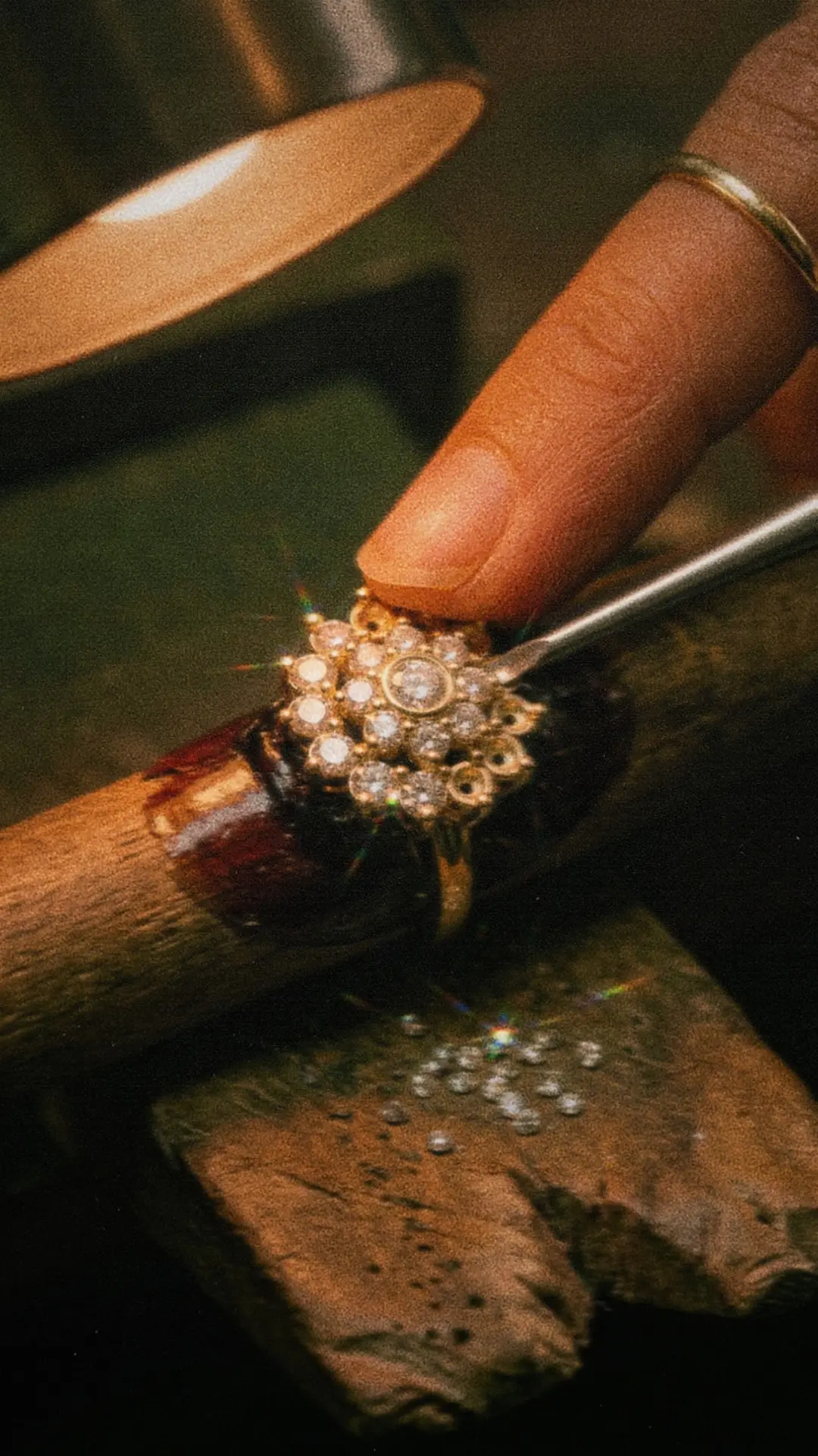 Collier fine jewelry campaign photograph