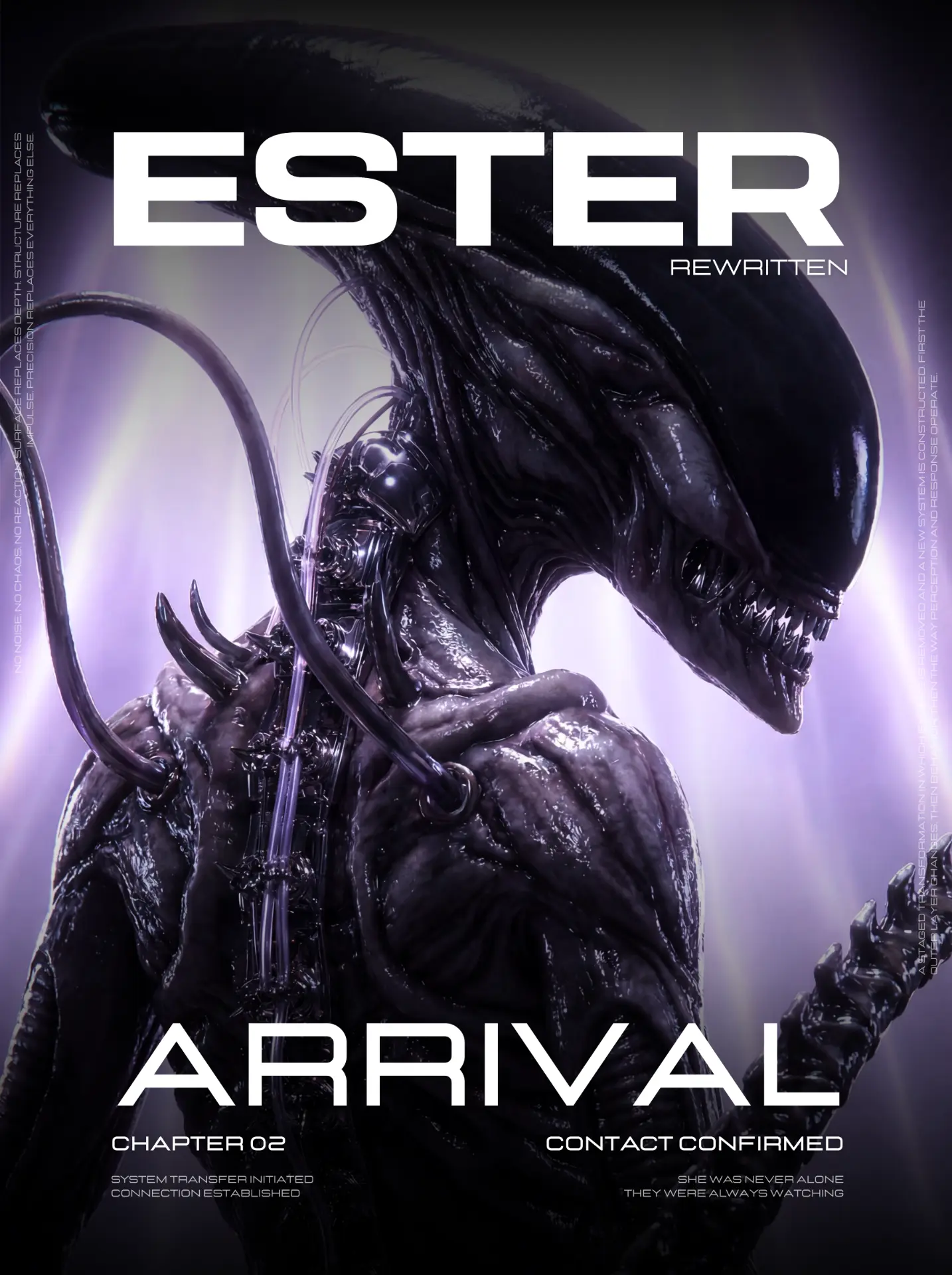 Arrival poster · alien figure full body