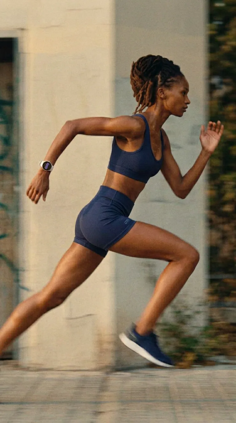 Cinematic sprint frame