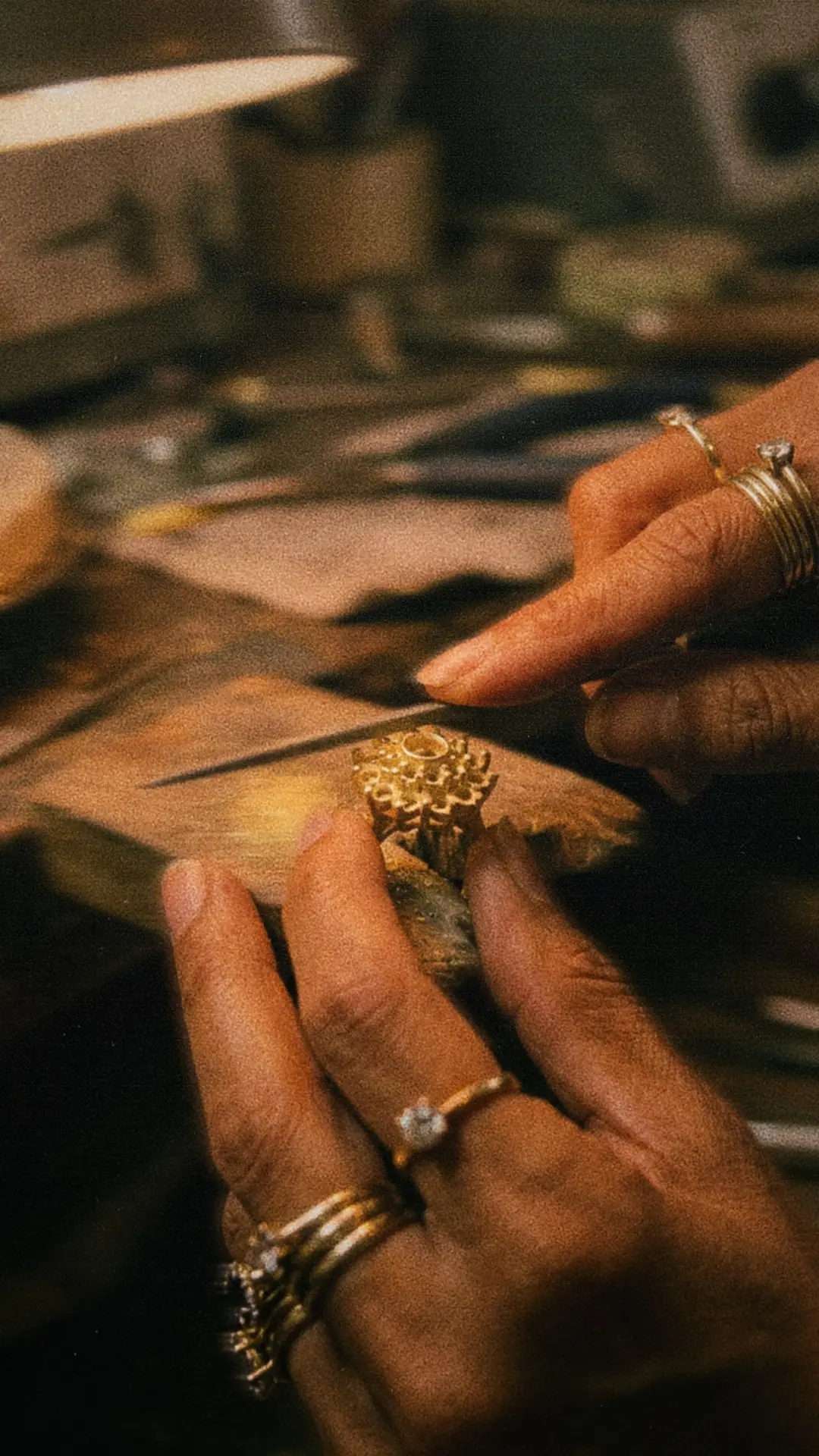 Collier fine jewelry campaign photograph