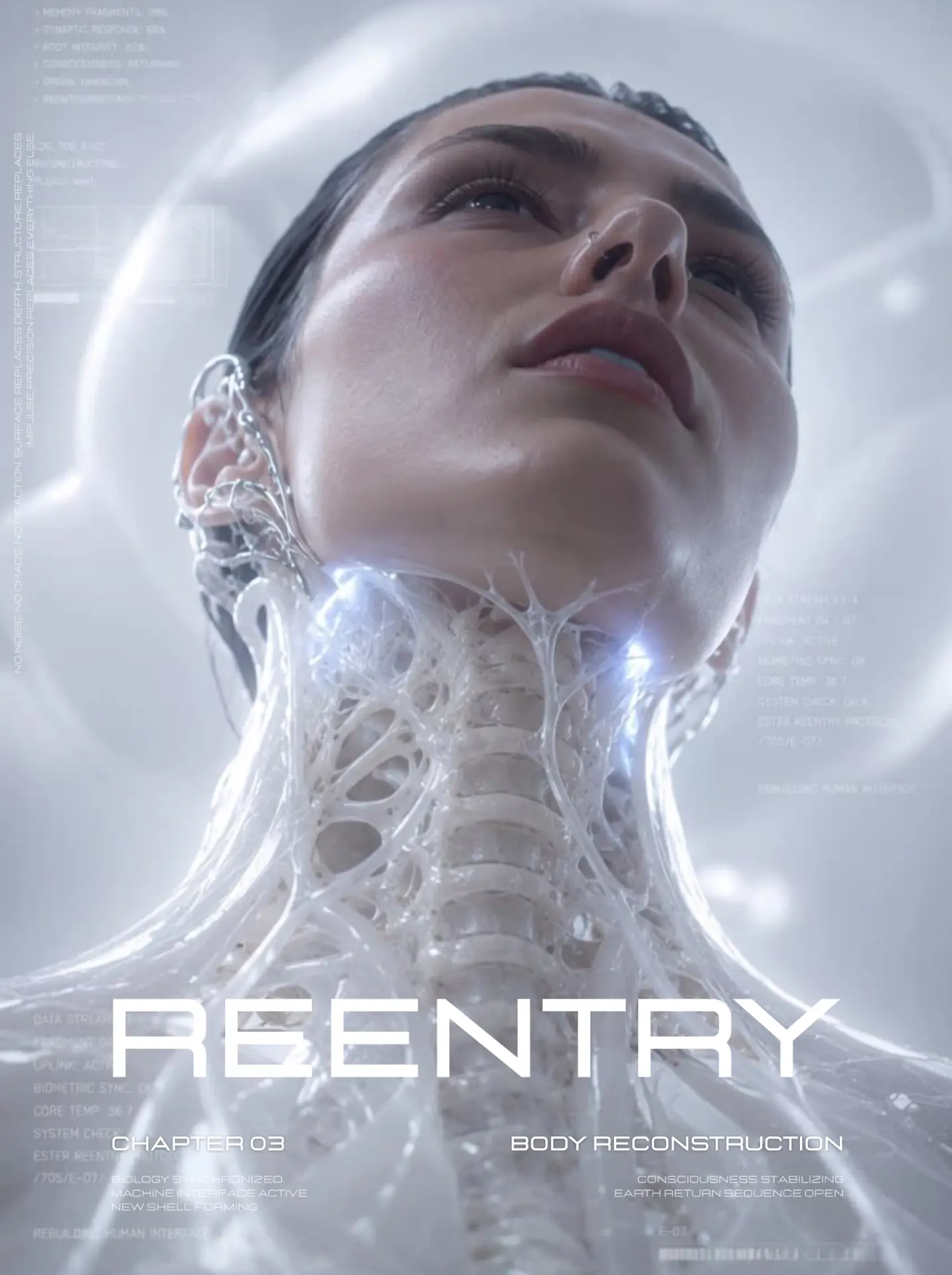 Reentry poster · neck interface forming
