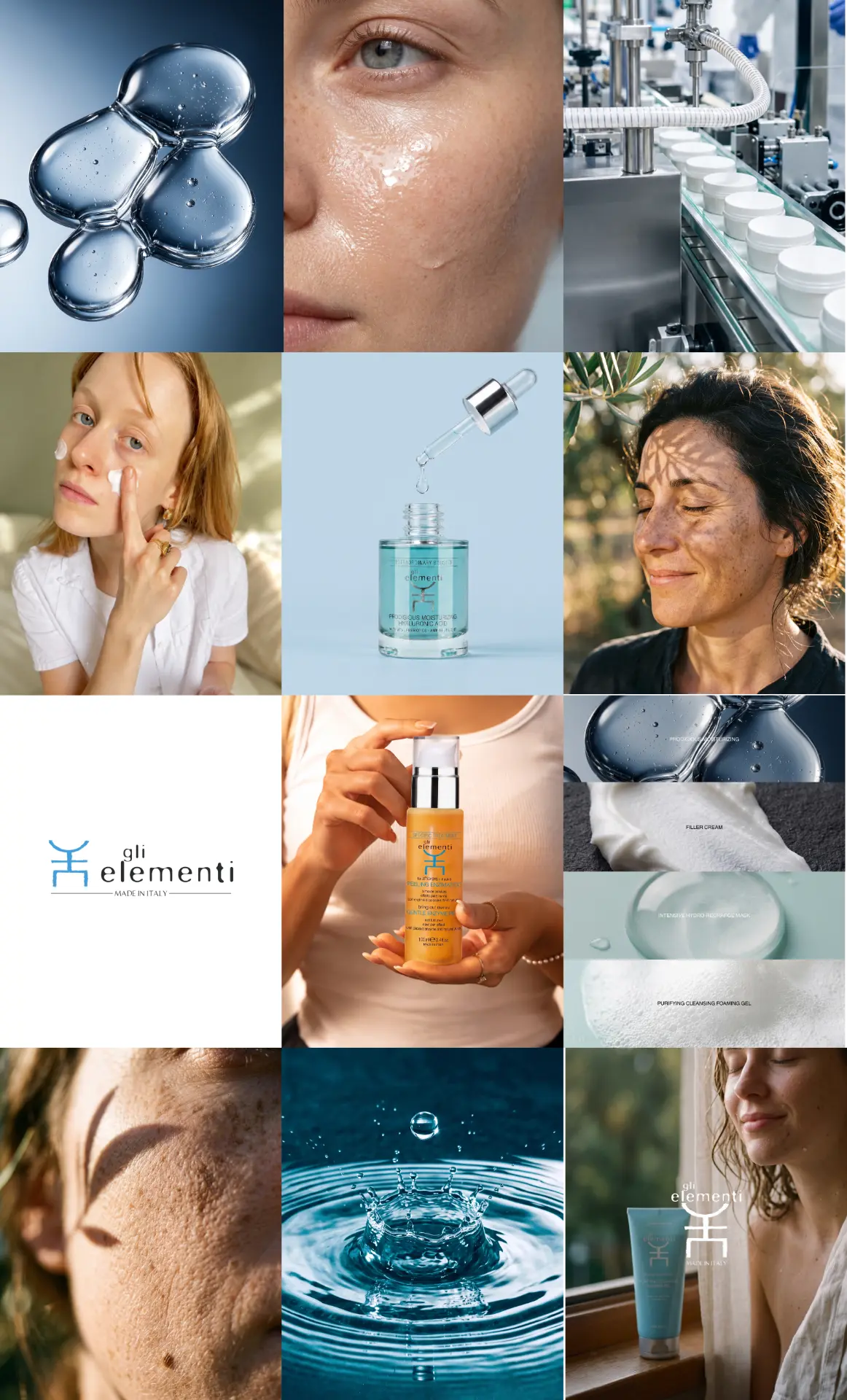 Gli Elementi launch feed grid