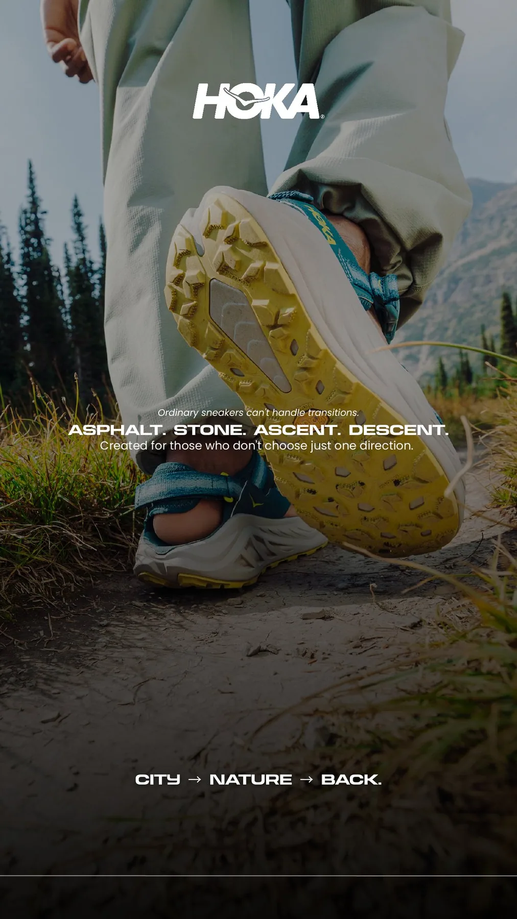 HOKA campaign key visual