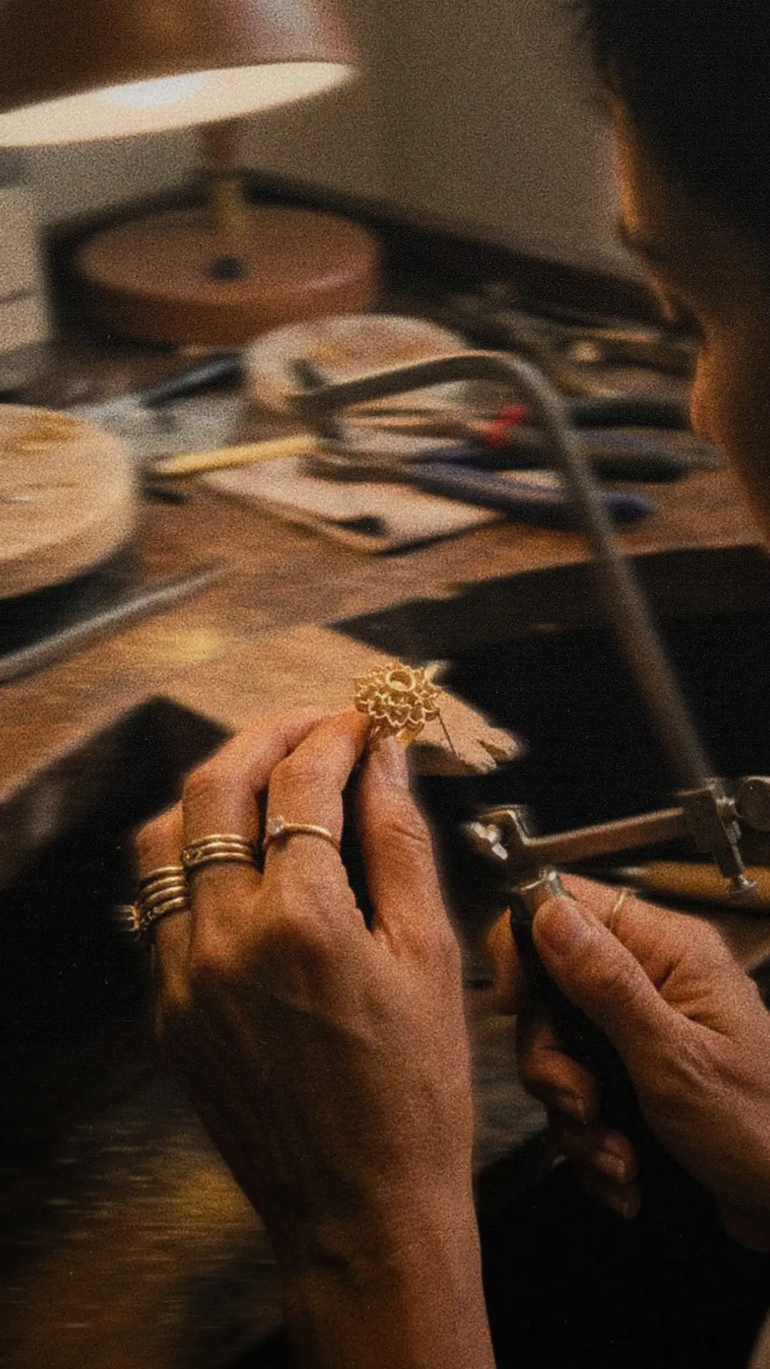 Collier fine jewelry campaign photograph